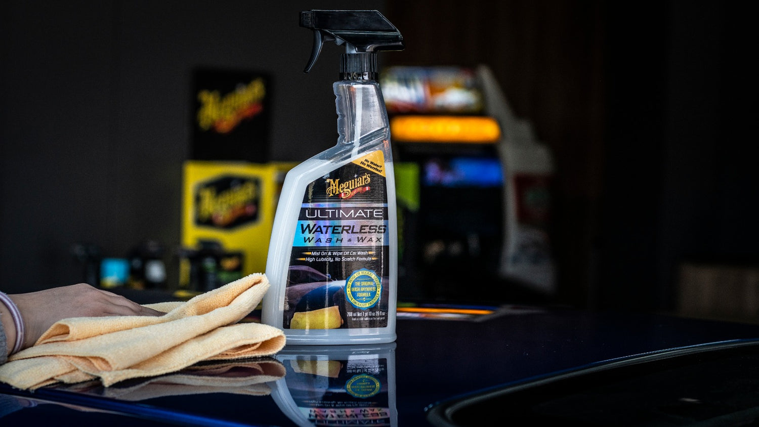 Meguiars Ultimate Waterless Wash & Wax - Limpieza en seco