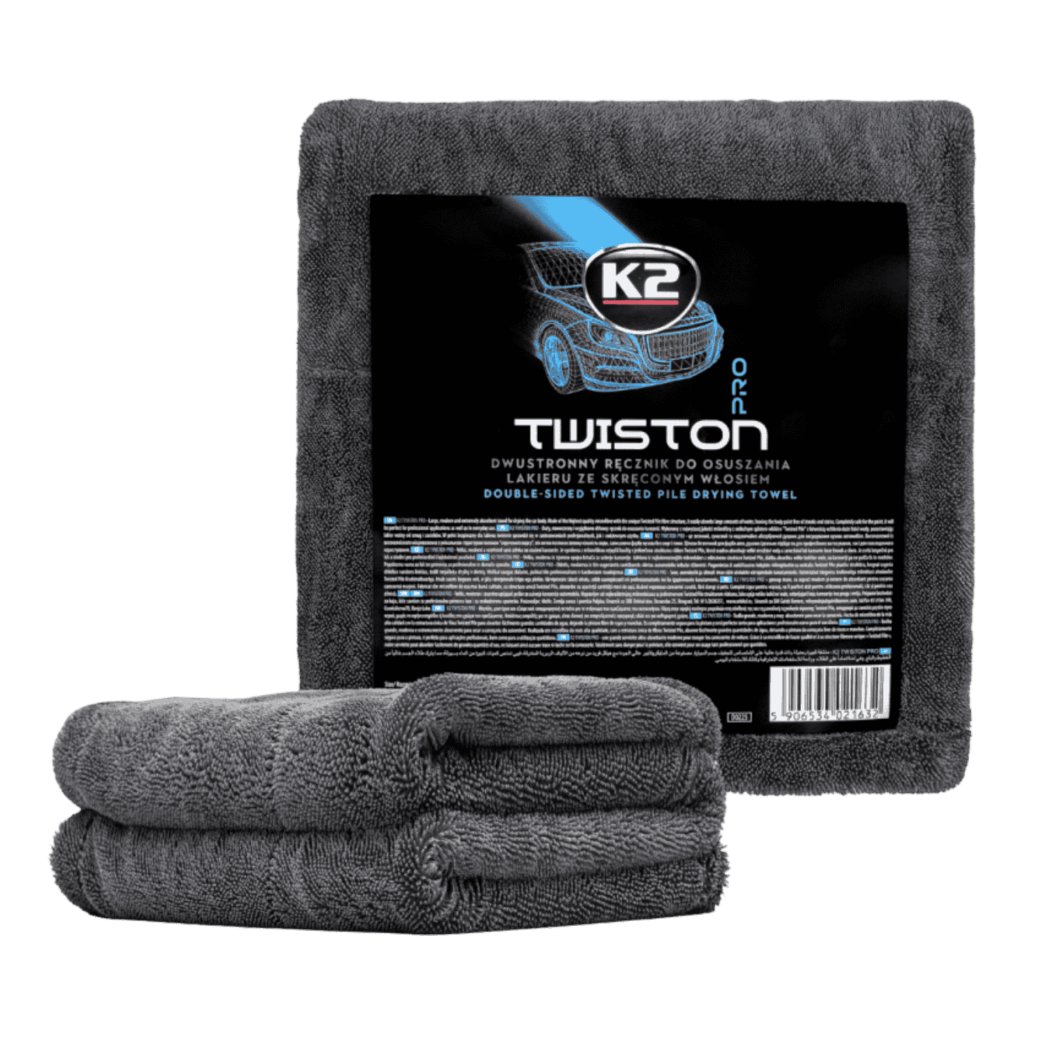 K2 Twiston Pro - Toalla de secado 60 x 90 cm