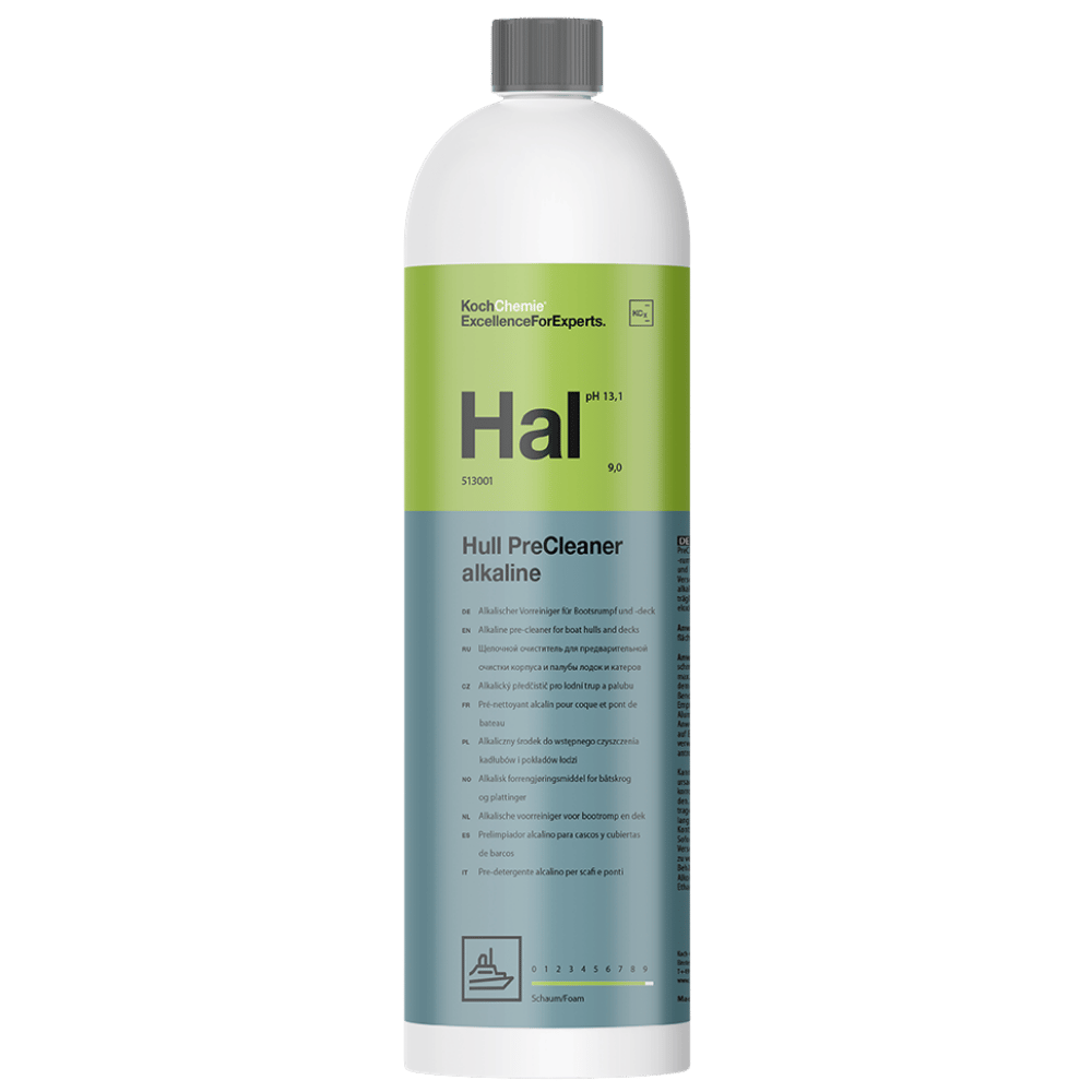 Koch Chemie Hull PreCleaner Alkaline Hal - Alkaline Nautical Pre-Wash 1L