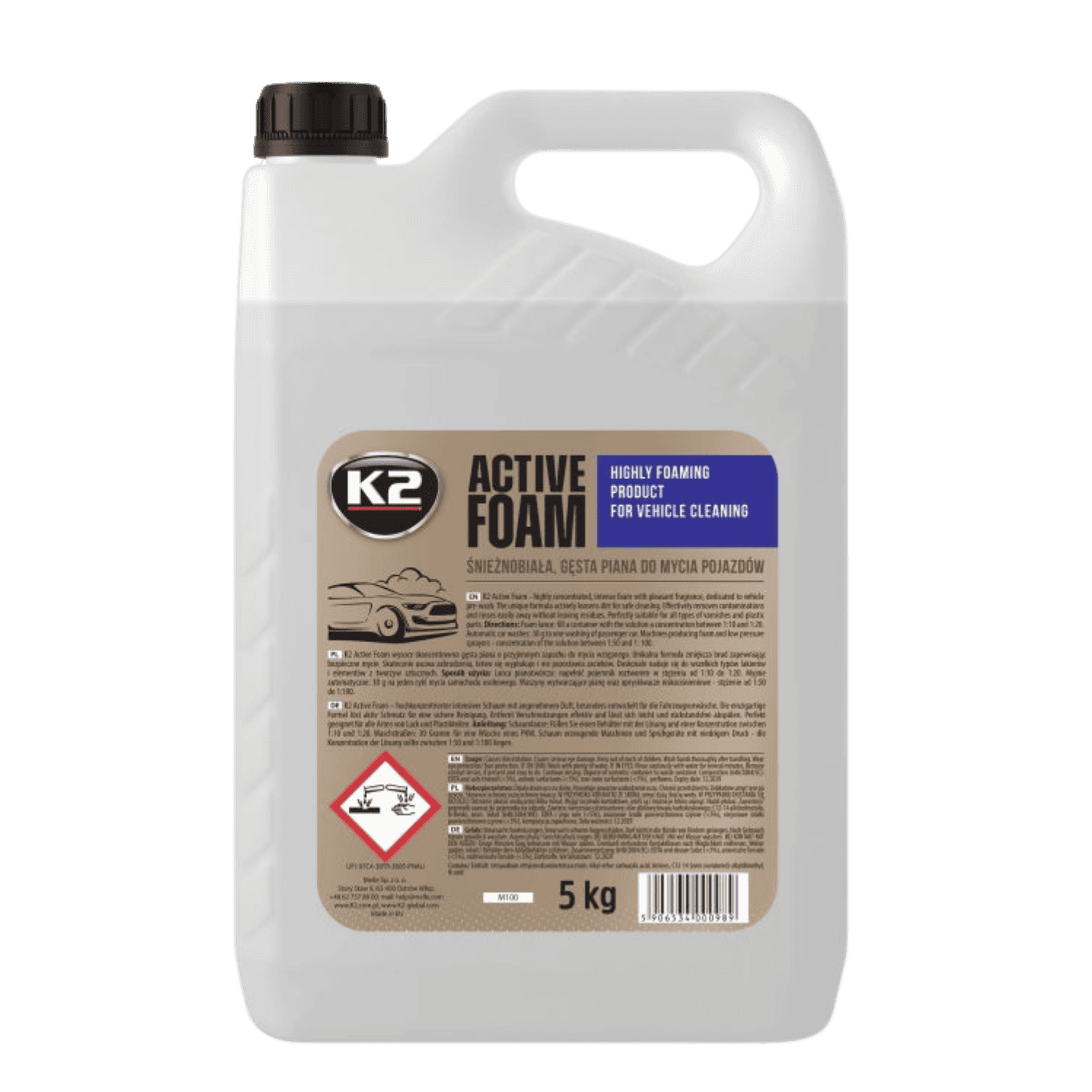 K2 Active Foam Piana - Pré-Lavagem Espuma 5L