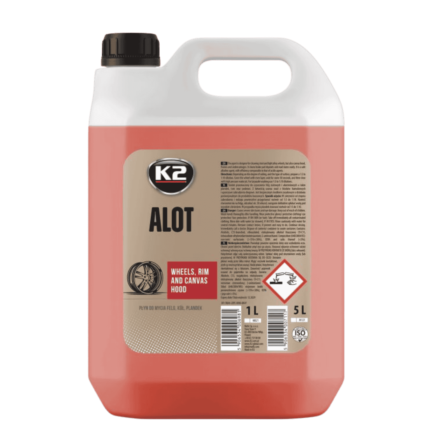 K2 Alot - Limpeza de Jantes 5L
