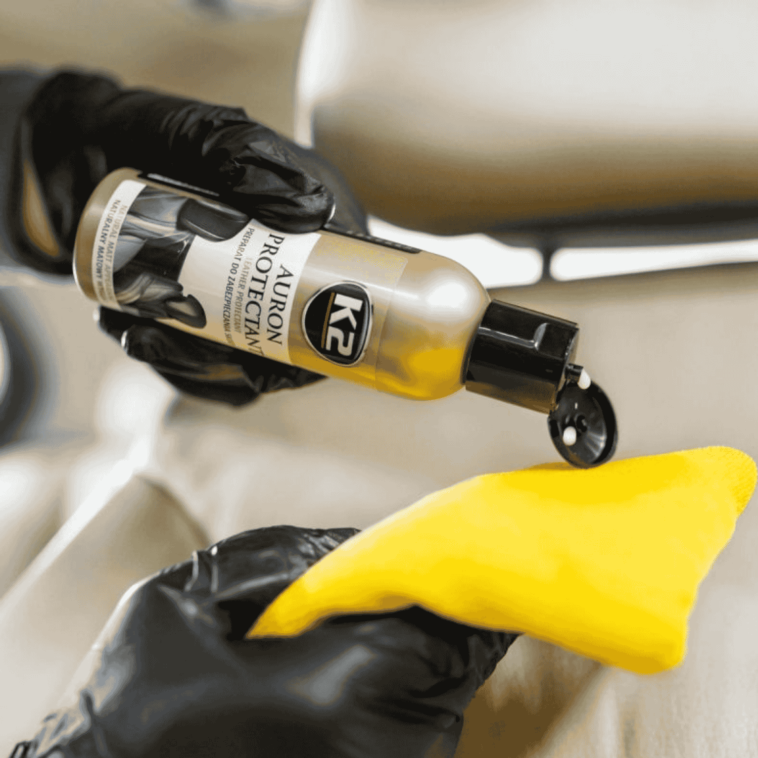 K2 Auron Strong Kit - Tratamento de Couro e Peles