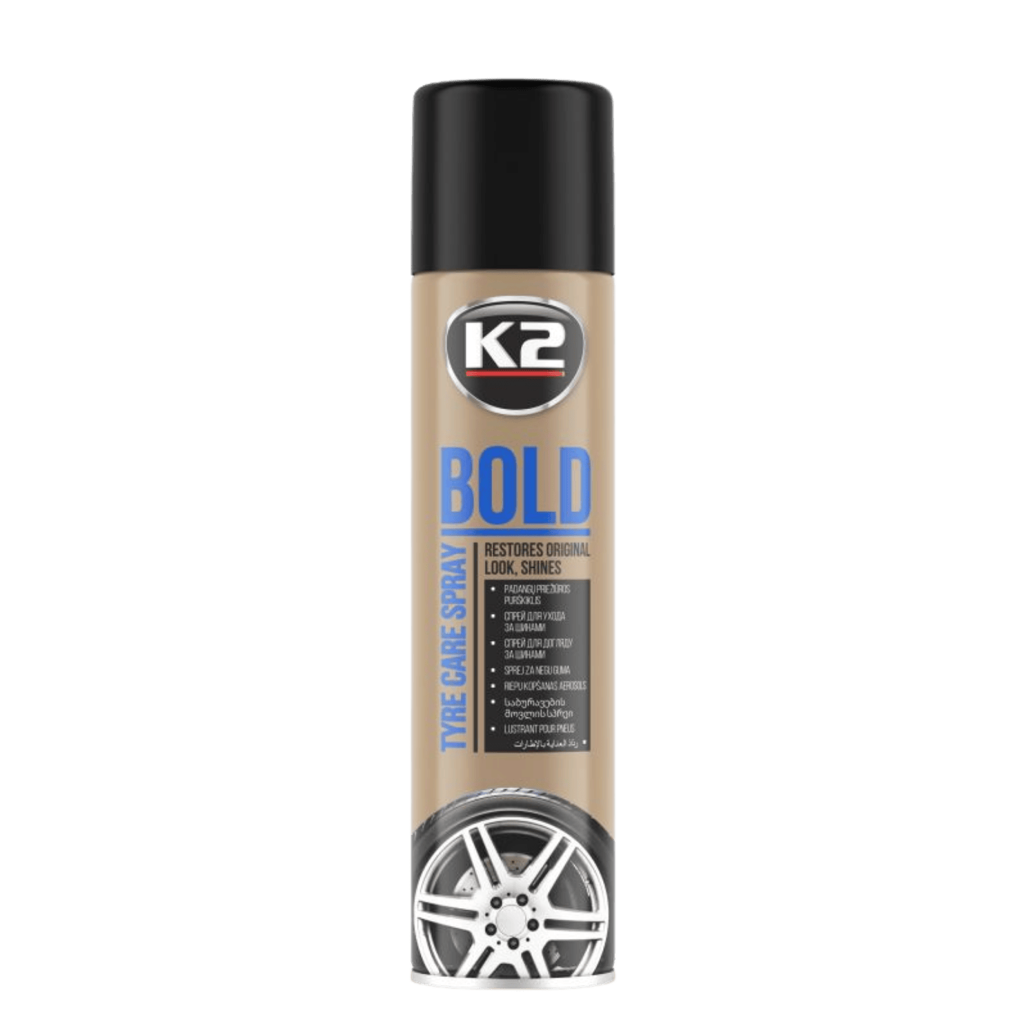 K2 Bold Spray - Condicionador de Pneus