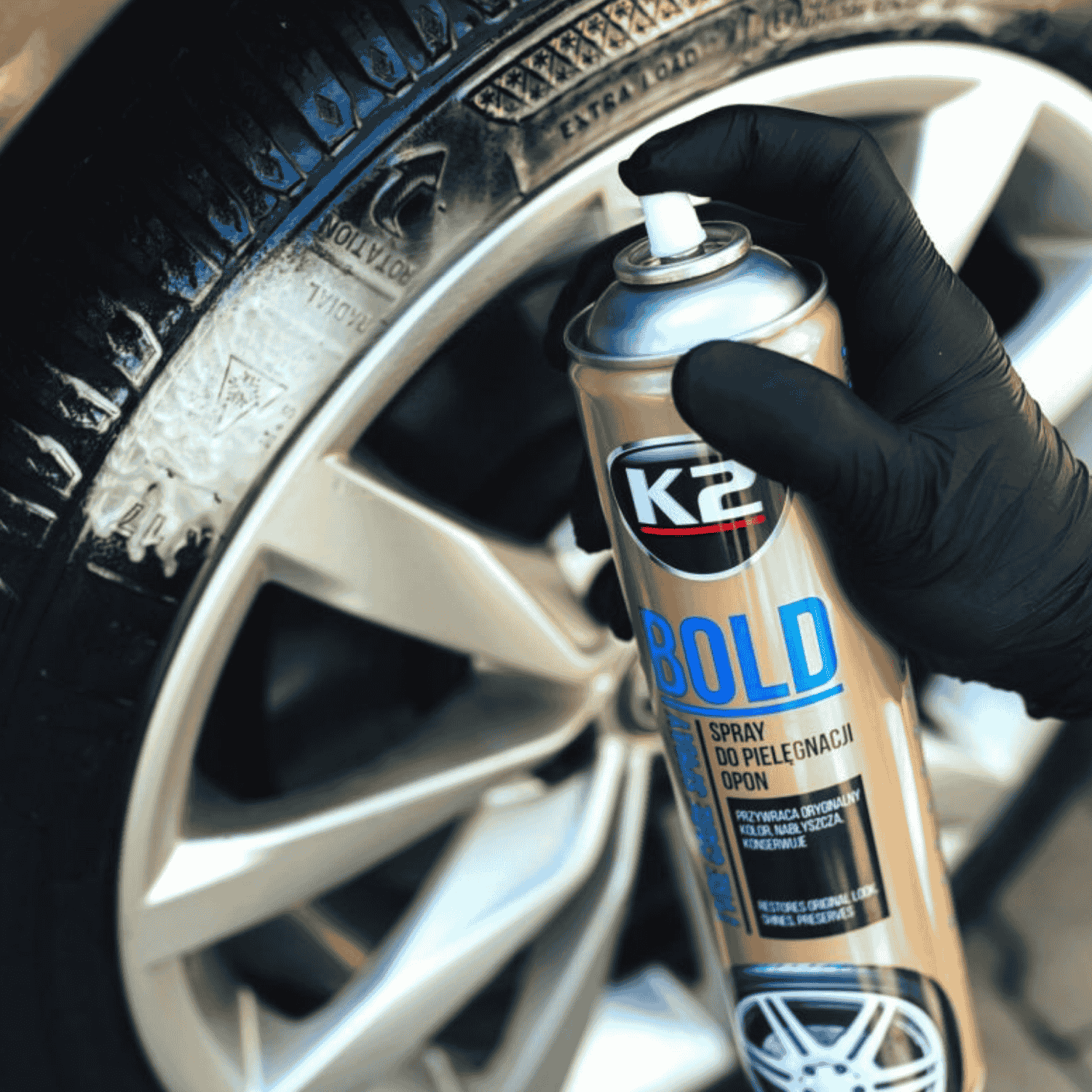 K2 Bold Spray - Condicionador de Pneus