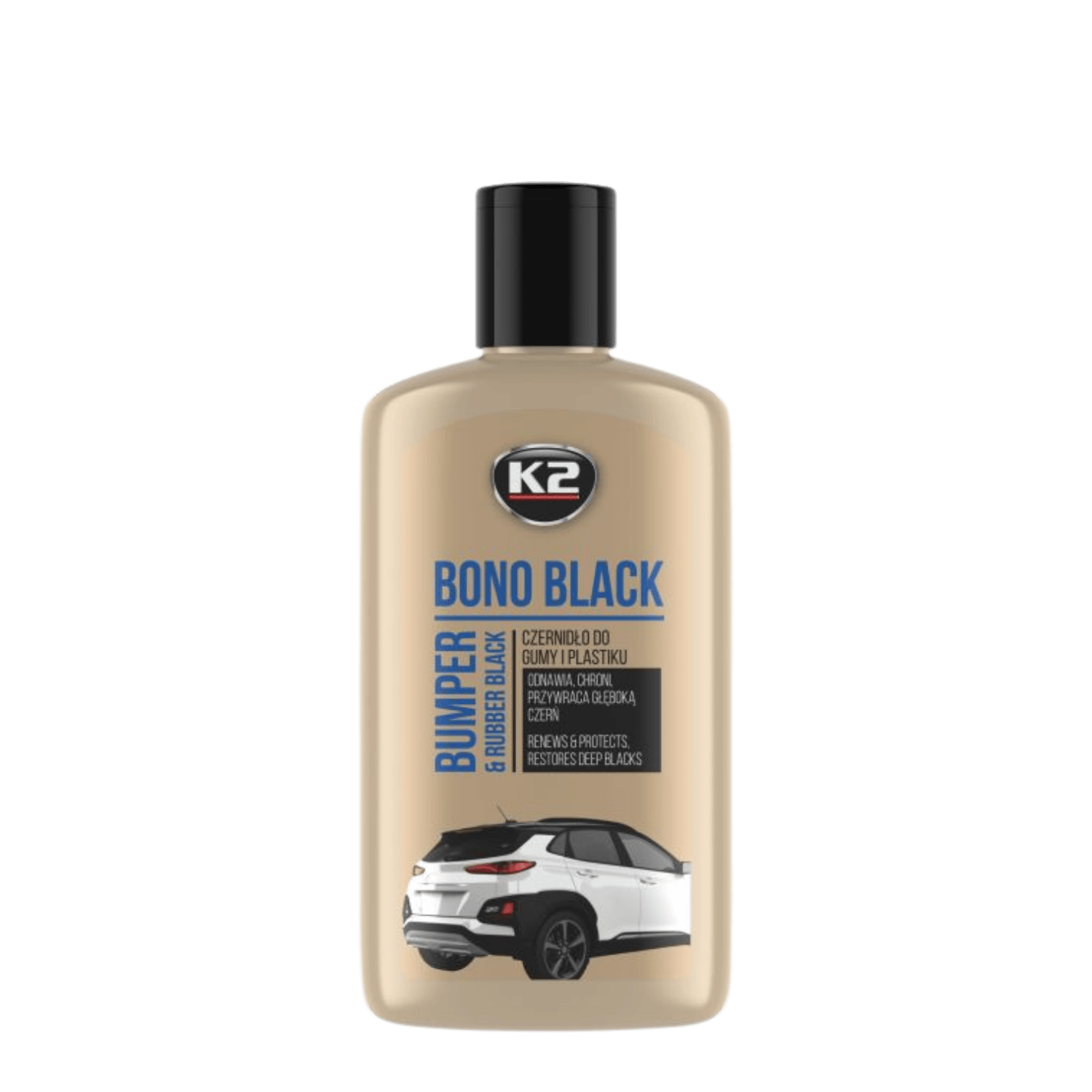 K2 Bono Black - Revitalização de Plásticos e Borrachas 250mL