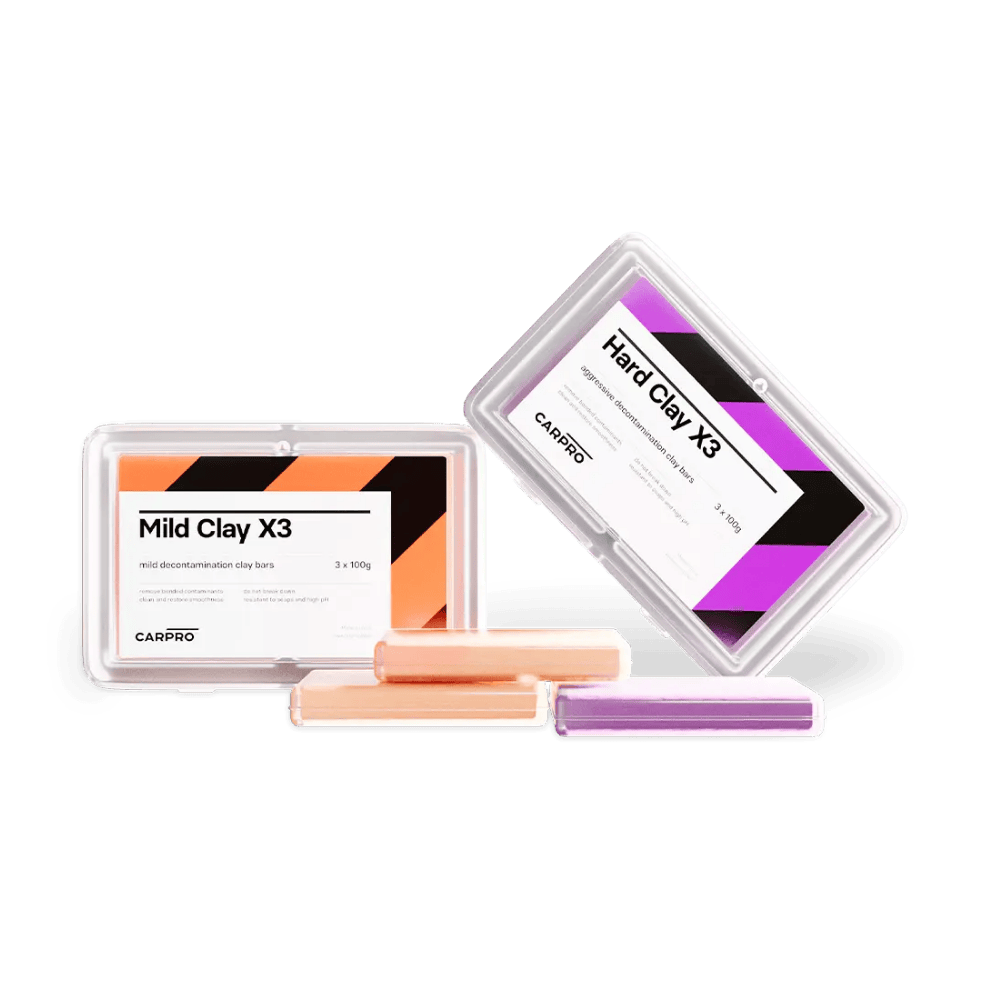 CarPro Clays X3 - Clay Bar para Descontaminação 3x100g