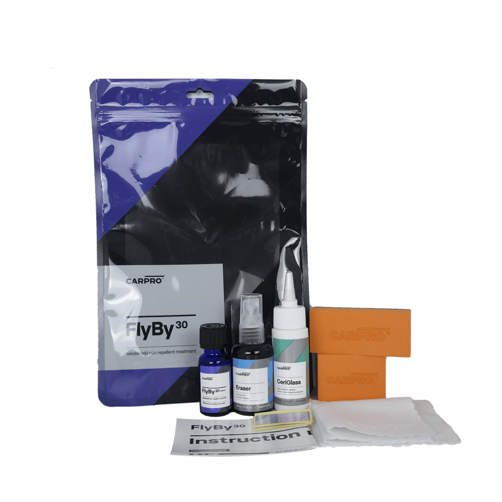 CarPro FlyBy30 20ml Kit - Hydrophobic Glass Sealant
