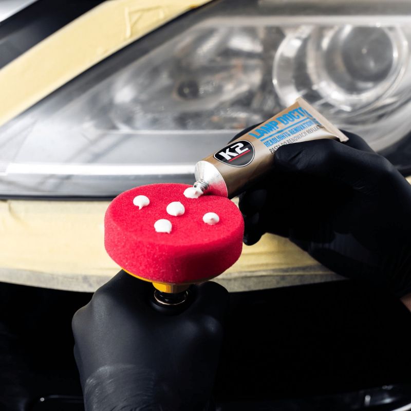 K2 Lamp Doctor Pad - Headlight Polishing Sponge 80 mm