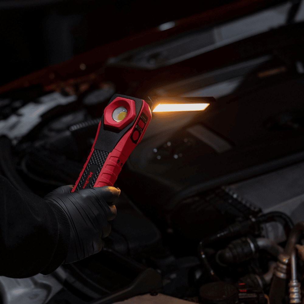 MaxShine 5-Color Portable Work Light - Linterna de inspección con 5 temperaturas de color