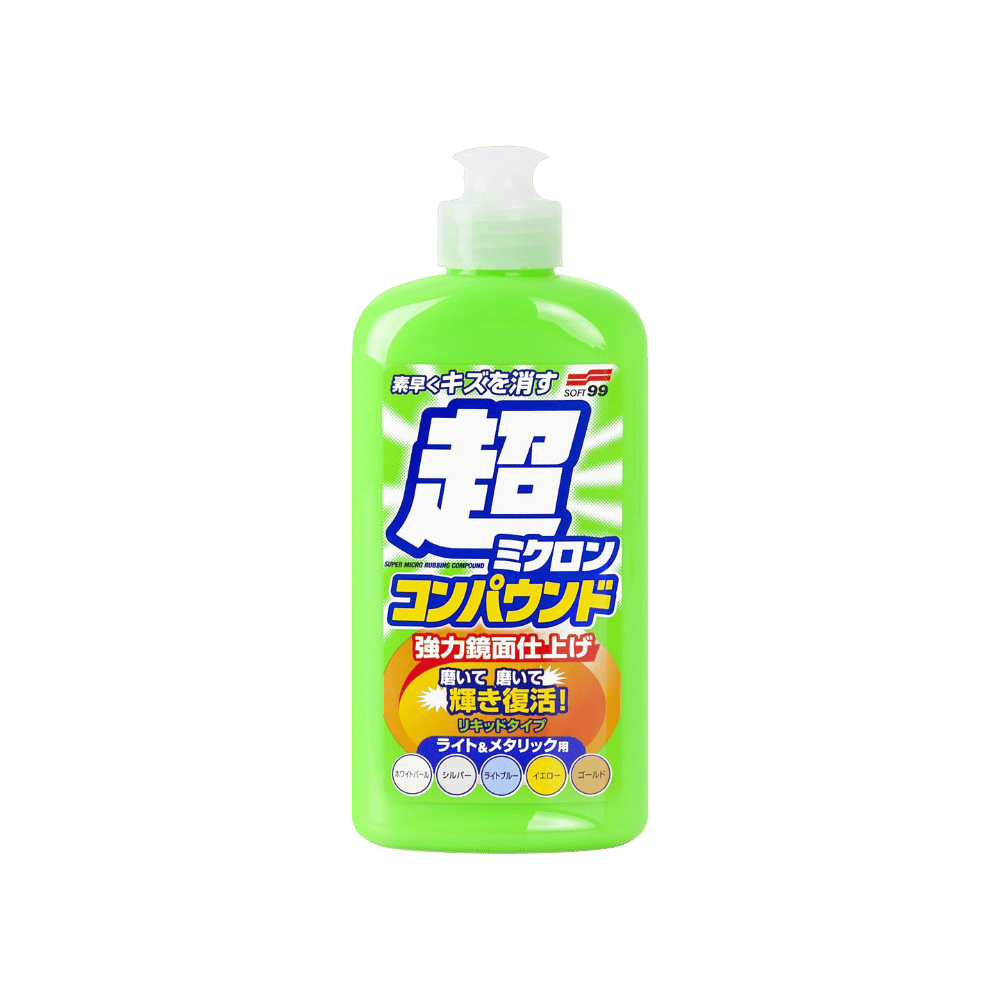 Soft99 Micro Liquid Compound Light - Limpiador de pintura 250 ml