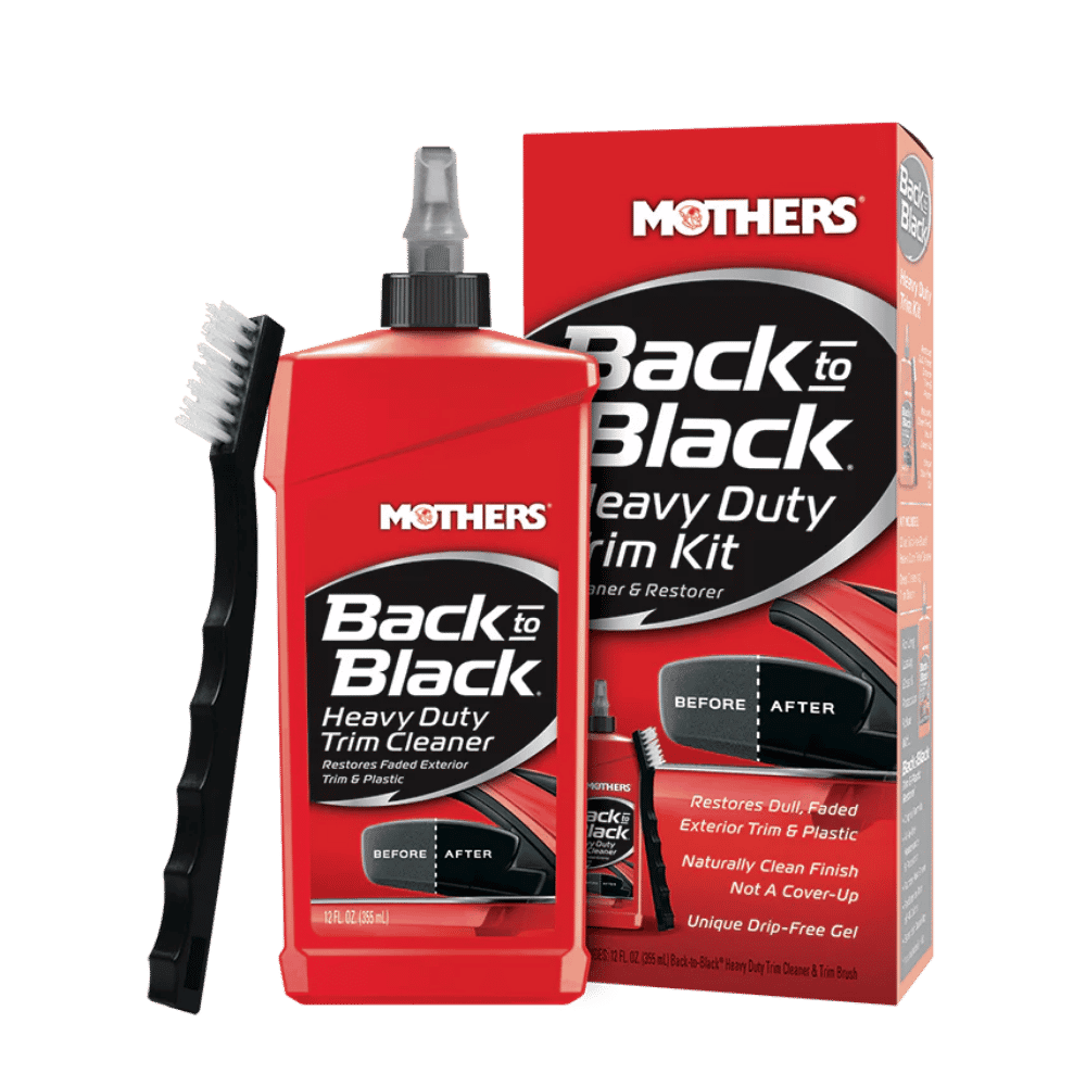 Mothers Naturally Black HD Trim Cleaner Kit 355 ml