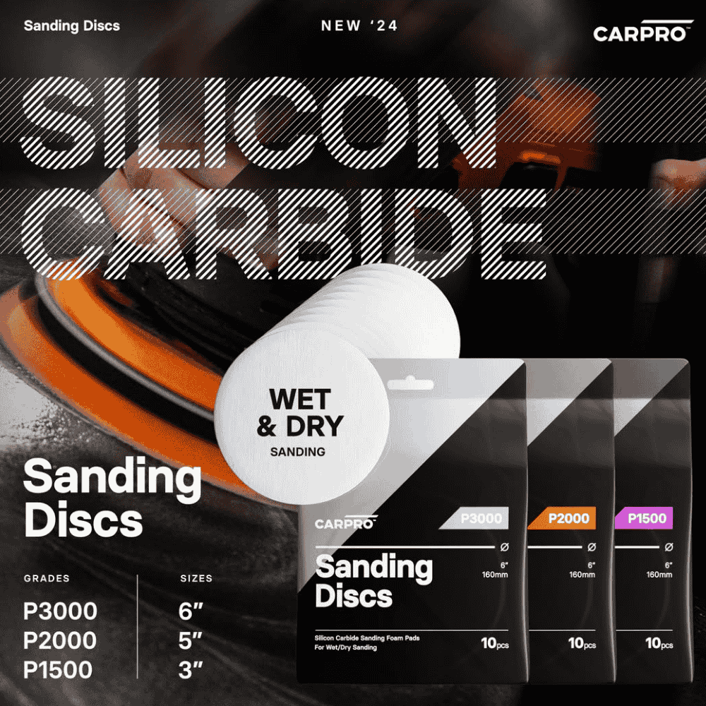 CarPro Sanding Disc - Limas de carburo de silicio