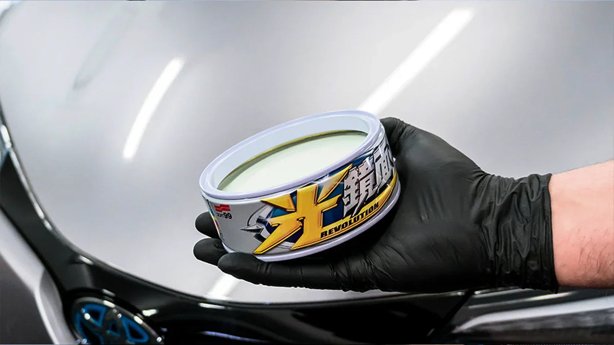 Soft99 Scratch Clear Wax Light - Cera para ocultar arañazos 200 g