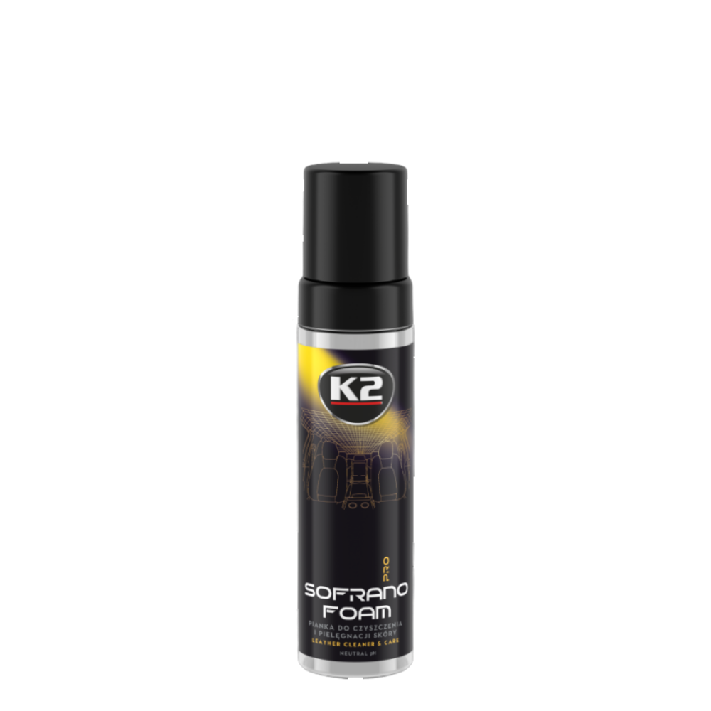 K2 Sofrano Foam Pro - Cleaning for Natural Leather