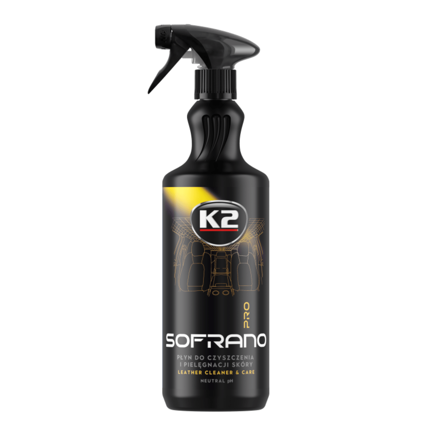 K2 Sofrano Pro - Limpeza de Couro Natural