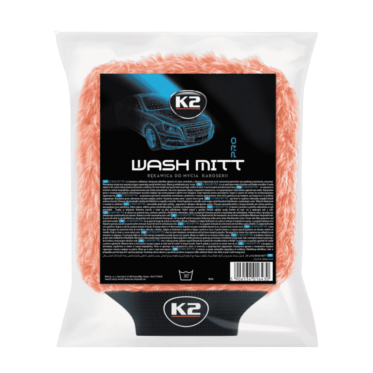 K2 Wash Mitt Pro - Luva de Microfibra