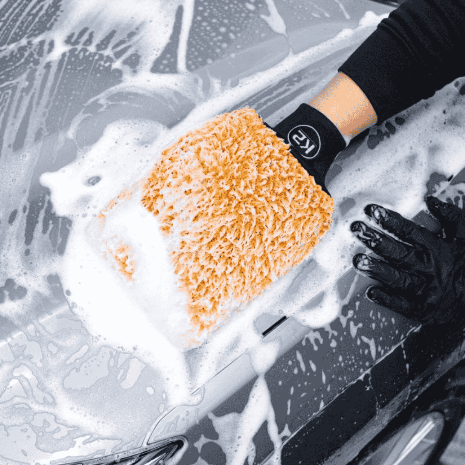 K2 Wash Mitt Pro - Luva de Microfibra